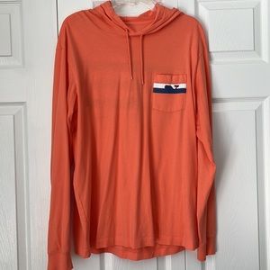Men’s Vineyard vines orange pullover sweatshirt